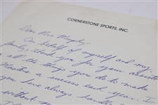 Phil Mickelson Signed Handwritten Letter to ANGC Secretary Kathryn Murphy - Masters Content JSA ALOA