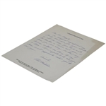 Phil Mickelson Signed Handwritten Letter to ANGC Secretary Kathryn Murphy - Masters Content JSA ALOA