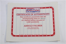 1992 Sports Impressions Arnold Palmer Platinum Ltd Ed Numbered Plate #1120/5000