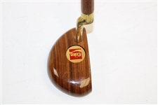 Woodie Golf Design USA Coke Themed Wood Shafted Putter w/Marvin Young Shaft Stamp