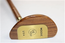 Woodie Golf Design USA Coke Themed Wood Shafted Putter w/Marvin Young Shaft Stamp