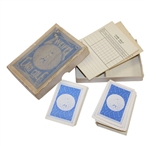 Five(5) Golf Themed Card Games With Decorative Card Box