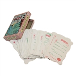 Five(5) Golf Themed Card Games With Decorative Card Box