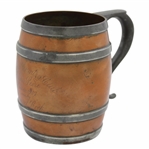 1907 Wallingford CC Bronze & Pewter Choice Score Season Tankard Won By Samuel Cook