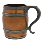 1907 Wallingford CC Bronze & Pewter Choice Score Season Tankard Won By Samuel Cook
