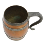 1907 Wallingford CC Bronze & Pewter Choice Score Season Tankard Won By Samuel Cook
