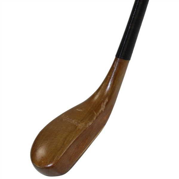 Replica T. Morris Stamped Blonde Head Long Nose Putter with 'Replica' on Shaft