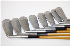 Full Set Of MacGregor Tommy Armour Model TDA-40 Irons with Woods