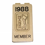Bobby Clampetts Personal 1988 PGA Tour Member Money Clip/Badge