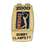 Bobby Clampetts Personal 2000 & 2001 PGA Tour Member Money Clip/Badges