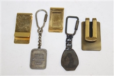 Bobby Clampetts Three (3) Clips with Two (2) Key Chains - 1981 Italian Open & others