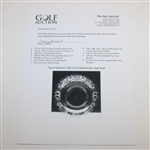 Payne Stewart's 1998 Tour Championship Large Bowl