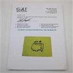 2019 Masters Tournament Embroidered Flag - Tiger's 5th Masters Win