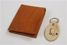 Undated Masters Tournament Logo Genuine Leather Wallet with Keychain