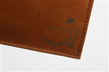 Undated Masters Tournament Logo Genuine Leather Wallet with Keychain