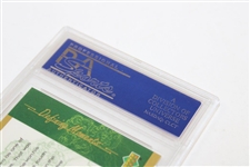 Jack Nicklaus 2001 Upper Deck Golf Card #126 PSA 9 MINT #15419130
