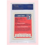 Corey Pavin 1989 Miller Press PGA Hand Cut Golf Card PSA 8 NM-MT #14582979