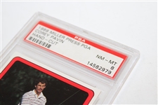 Corey Pavin 1989 Miller Press PGA Hand Cut Golf Card PSA 8 NM-MT #14582979