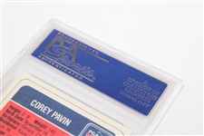 Corey Pavin 1989 Miller Press PGA Hand Cut Golf Card PSA 8 NM-MT #14582979
