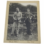 Late 1800’s Alex Herd & Douglas Rolland Signed Matting with Mounted B & W Photo JSA FULL #YY19161