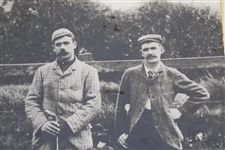 Late 1800’s Alex Herd & Douglas Rolland Signed Matting with Mounted B & W Photo JSA FULL #YY19161