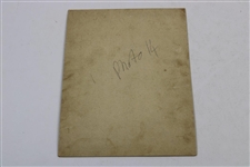 Late 1800’s Alex Herd & Douglas Rolland Signed Matting with Mounted B & W Photo JSA FULL #YY19161
