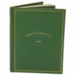 1928 'Knollwood Country Club' Year Book - Constitution, By-Laws, Officers & List of Members