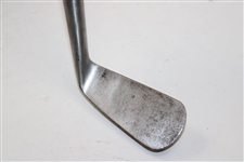 Willie Dunn Lefthanded Smooth Face 1896 New York Lofter Iron With Shaft Stamp