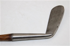 Willie Dunn Lefthanded Smooth Face 1896 New York Lofter Iron With Shaft Stamp