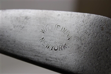 Willie Dunn Lefthanded Smooth Face 1896 New York Lofter Iron With Shaft Stamp