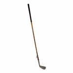 Willie Dunn Lefthanded Smooth Face 1896 New York Lofter Iron With Shaft Stamp