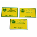 Sam Sneads 1981 PGA Championship at Atlanta Athletic Club PGA GUEST Badges