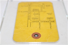 1954 Masters Tournament Sunday 4th Round Ticket #3746