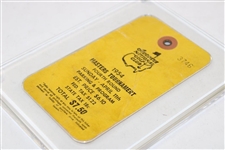 1954 Masters Tournament Sunday 4th Round Ticket #3746