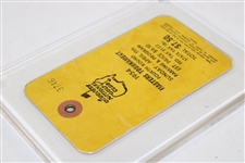 1954 Masters Tournament Sunday 4th Round Ticket #3746