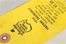 1954 Masters Tournament Sunday 4th Round Ticket #3746