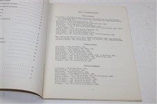 1974 Augusta National 'The Masters Tournament Scoring Records & Statistics' Booklet - Inglish