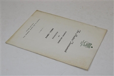 1978 Augusta National 'The Masters Tournament Scoring Records & Statistics' Booklet - Inglish