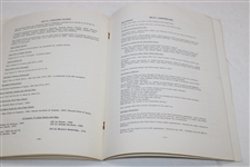 1978 Augusta National 'The Masters Tournament Scoring Records & Statistics' Booklet - Inglish