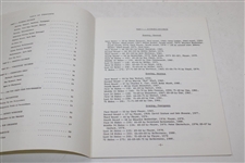 1985 Augusta National 'The Masters Tournament Scoring Records & Statistics' Booklet - Inglish