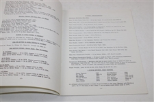 1985 Augusta National 'The Masters Tournament Scoring Records & Statistics' Booklet - Inglish