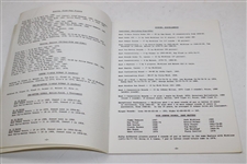 1990 Augusta National 'The Masters Tournament Scoring Records & Statistics' Booklet - Inglish