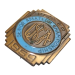 1959 USGA Senior Amateur Championship Contestant Badge Memphis CC 5th edition