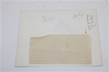 1935 U.S. Women’s Am at Interlachen CC Wire Photo Signed by & Property of Margaret Curtis