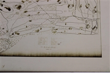 Early 1930's North Shore Golf Club of Glenview, Illinois Course Plan - Wendell Miller Collection