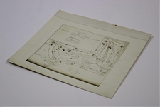 Early 1930's North Shore Golf Club of Glenview, Illinois Course Plan - Wendell Miller Collection