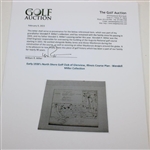 Early 1930's North Shore Golf Club of Glenview, Illinois Course Plan - Wendell Miller Collection