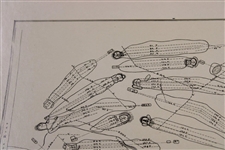 Early 1930's Ridgewood Golf Course of Cleveland, Ohio Drainage Plan - Wendell Miller Collection