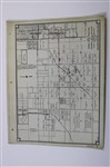 Early 1930's 3 Piece Map Of Possible Water Connections To Property Of R. L. Nafziger May 17, 1930 - Wendell Miller Collection