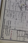 Early 1930's 3 Piece Map Of Possible Water Connections To Property Of R. L. Nafziger May 17, 1930 - Wendell Miller Collection
